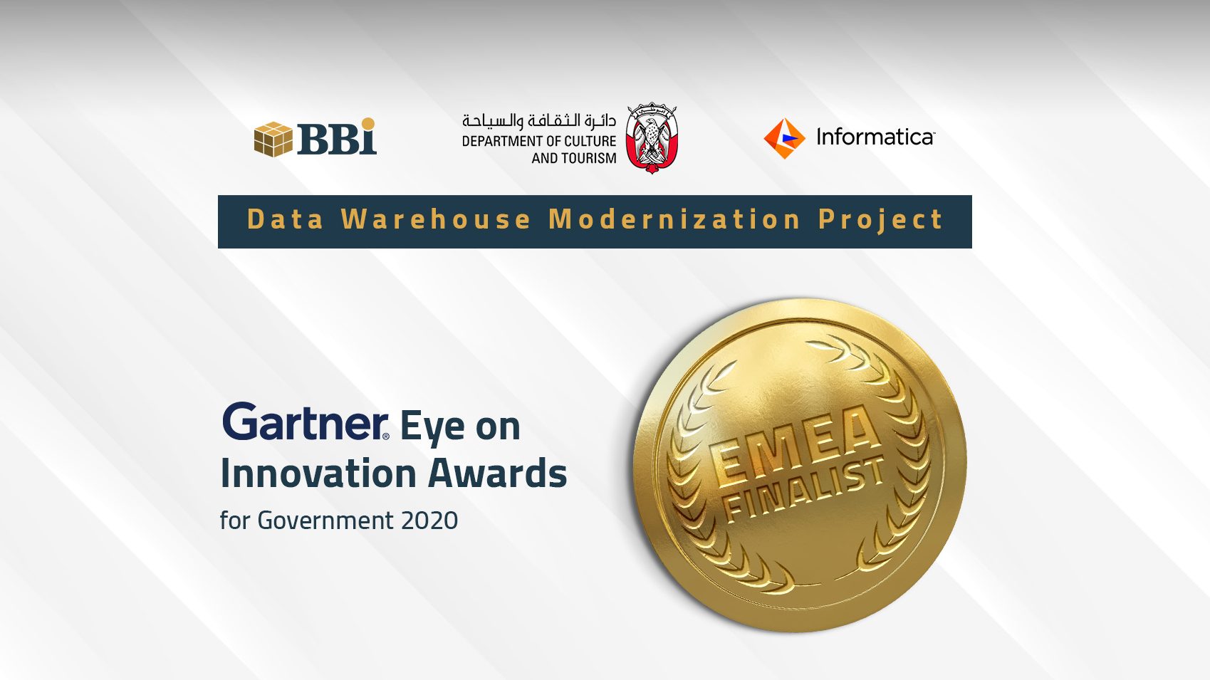 Gartner Eye on Innovation Award Nomination BBI
